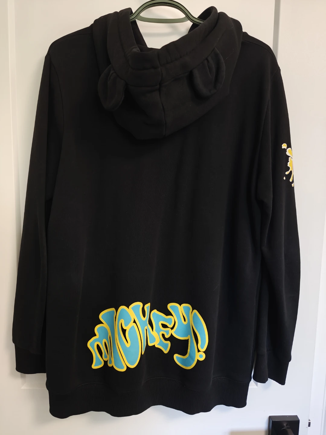 Disney Mickey Mouse Black Hoodie Size 170/92A or Medium - photo 2