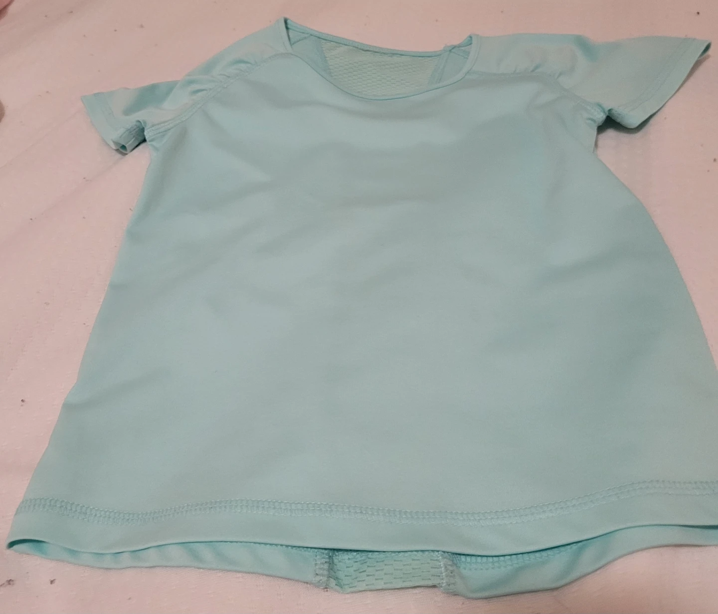 Aqua T-Shirt with Mesh Back
