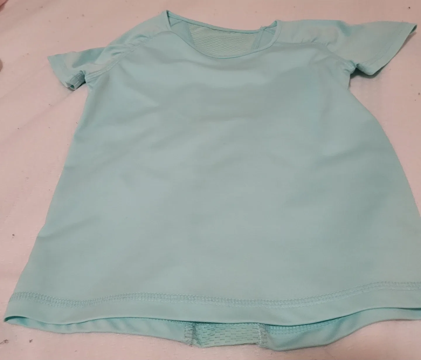 Aqua T-Shirt with Mesh Back