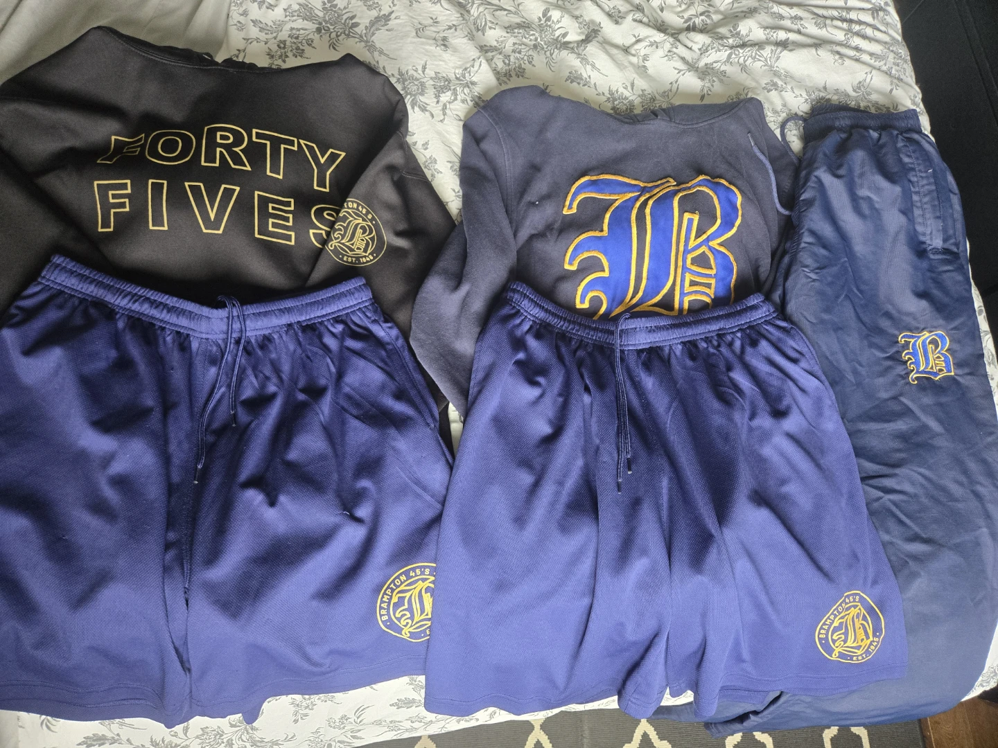 Brampton Hockey Athletic Apparel Set - Hoodies, Shorts, Pants