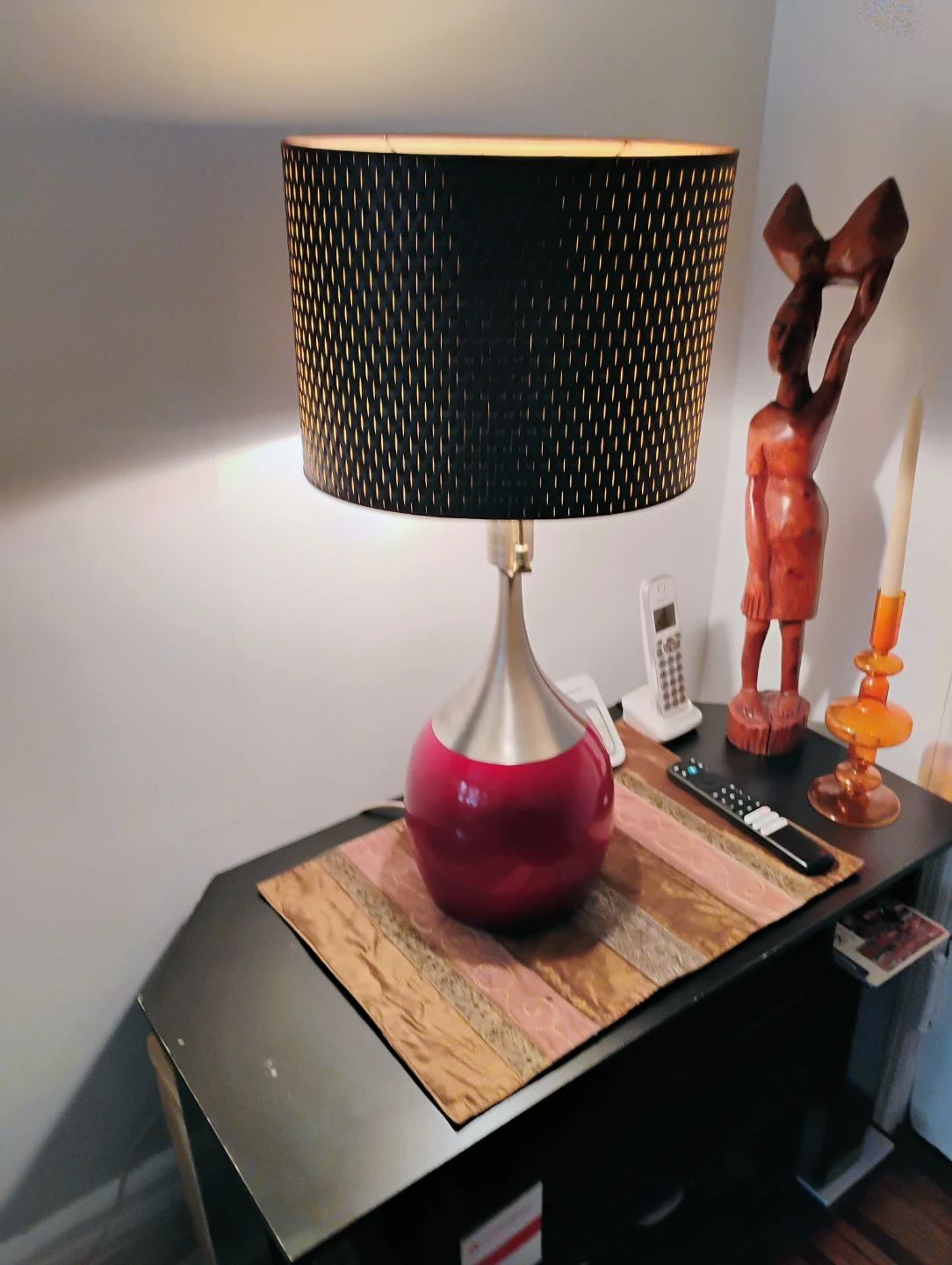 Table Lamp with Drum Shade - photo 2