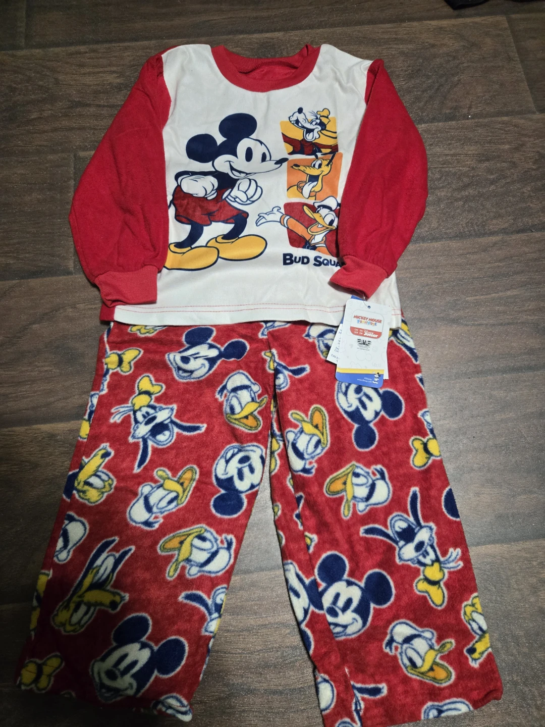 Disney Mickey Mouse Pajama Set Size 4T - photo 2