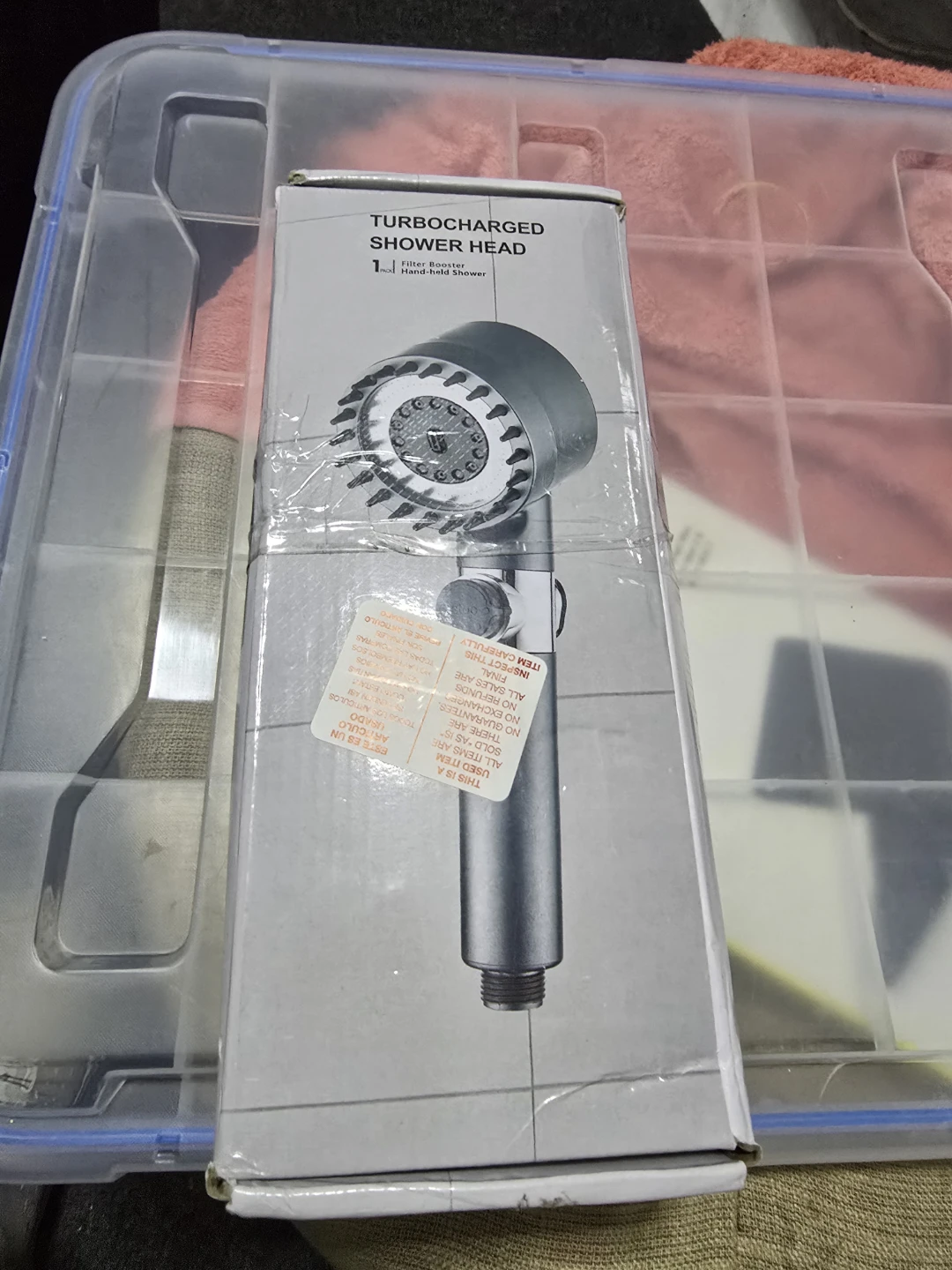 Turbocharged Shower Head - Filter Sprayer Hand-held Shower - photo 3