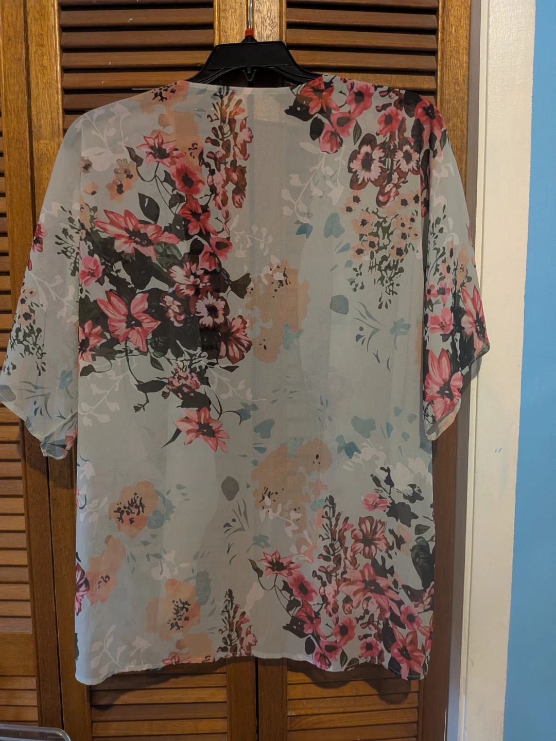 Hibluco Floral Kimono Cover-up - photo 3