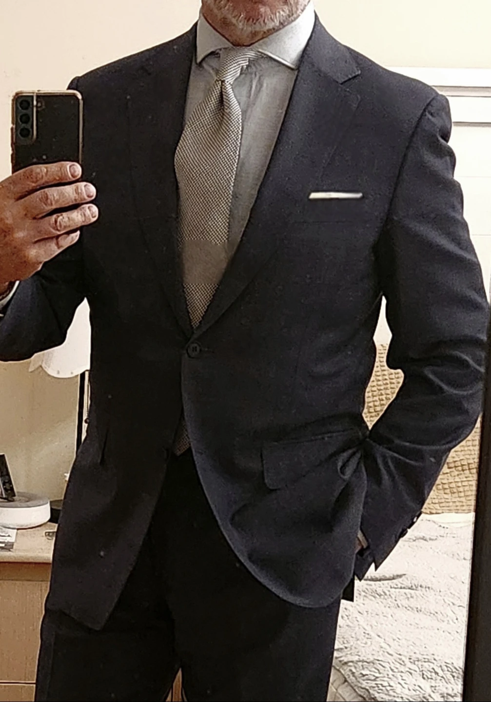 Pal Zileri Charcoal Grey Suit Jacket