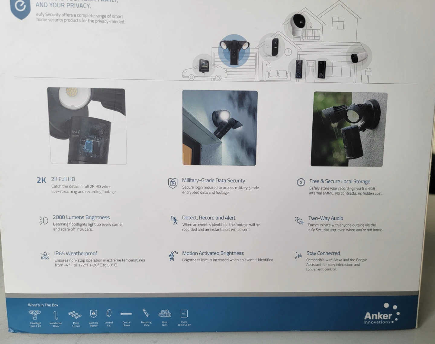 eufy Security Floodlight Cam with 2K and On-Device AI - photo 3
