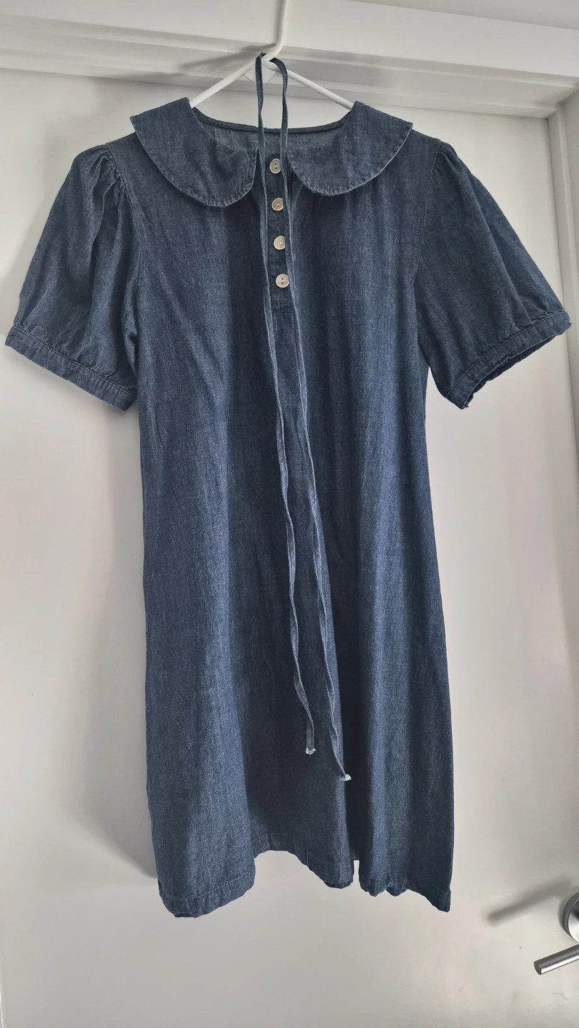 Mini chambray dress