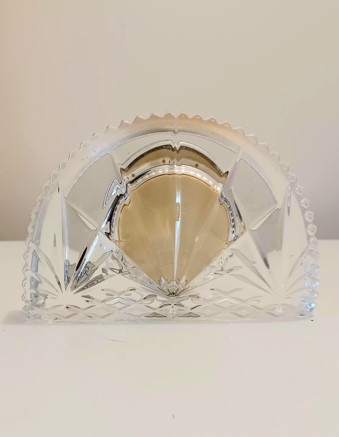 Vtg French Cristal D'Arques Clock - photo 2
