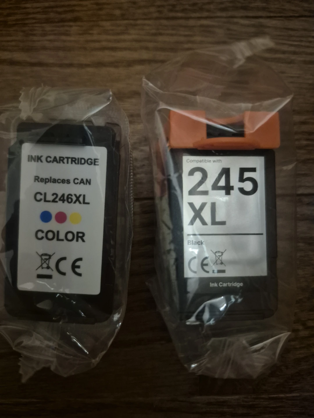 Brand NEW Black & Color Printer Ink Cartridges (2-Pack)