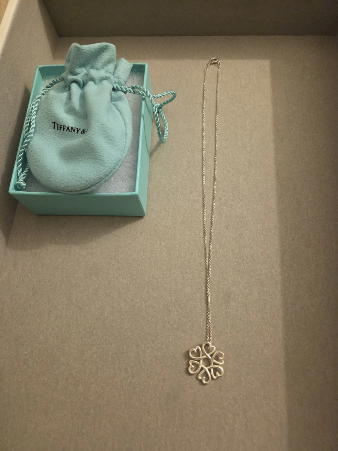 Tiffany & Co. Paloma Picasso Heart Silver Pendant Necklace