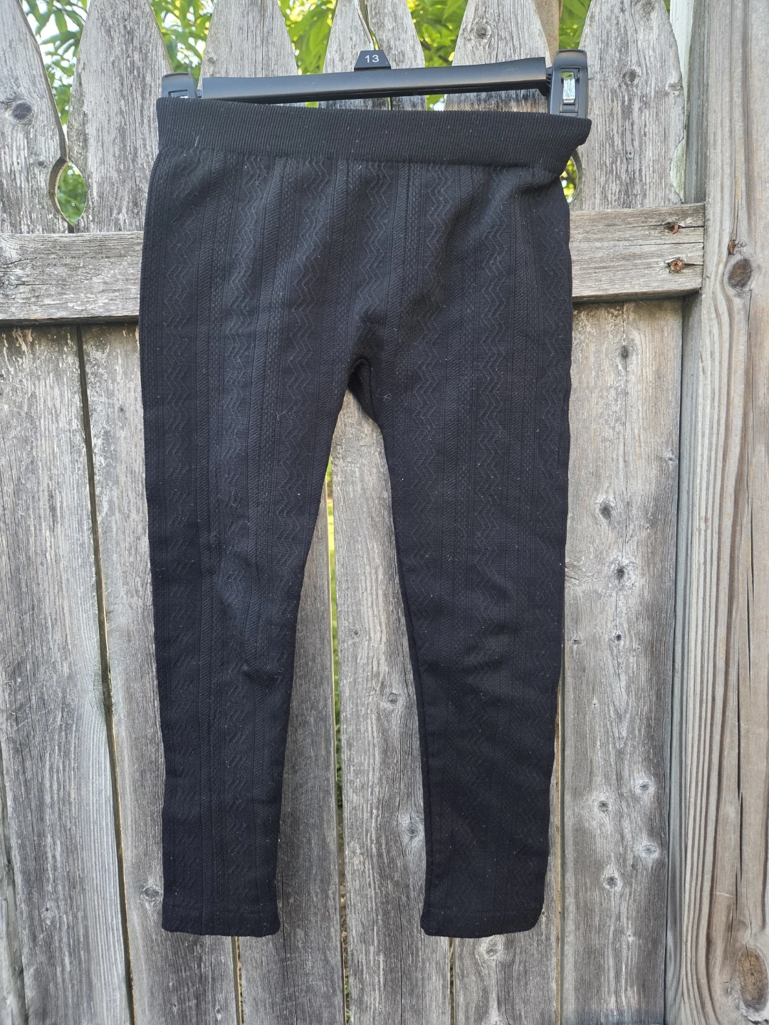 Faded Glory Black Leggings Size M (7-10)