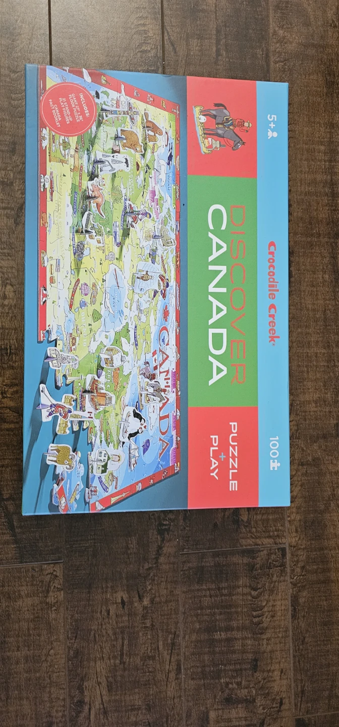 Crocodile Creek Discover Canada Floor Puzzle (100 Pieces)