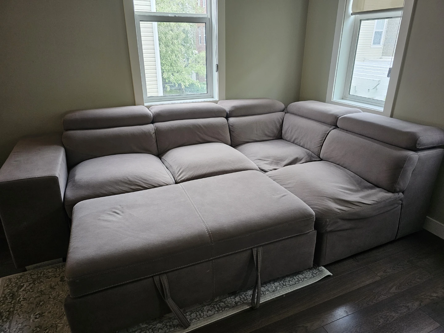 Modular Sectional Sofa with Ottoman - photo 3