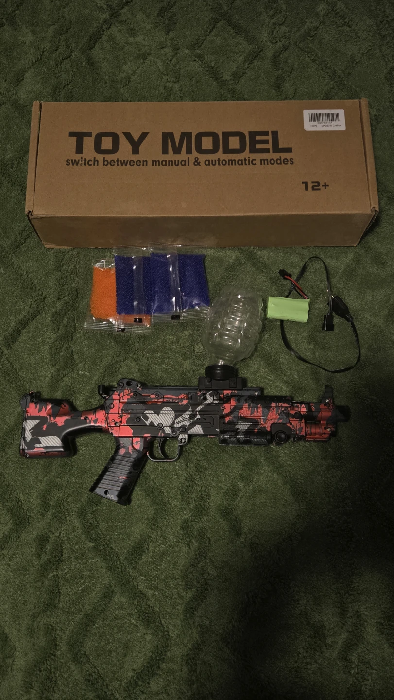 Toy Model Gel Blaster with Accessories