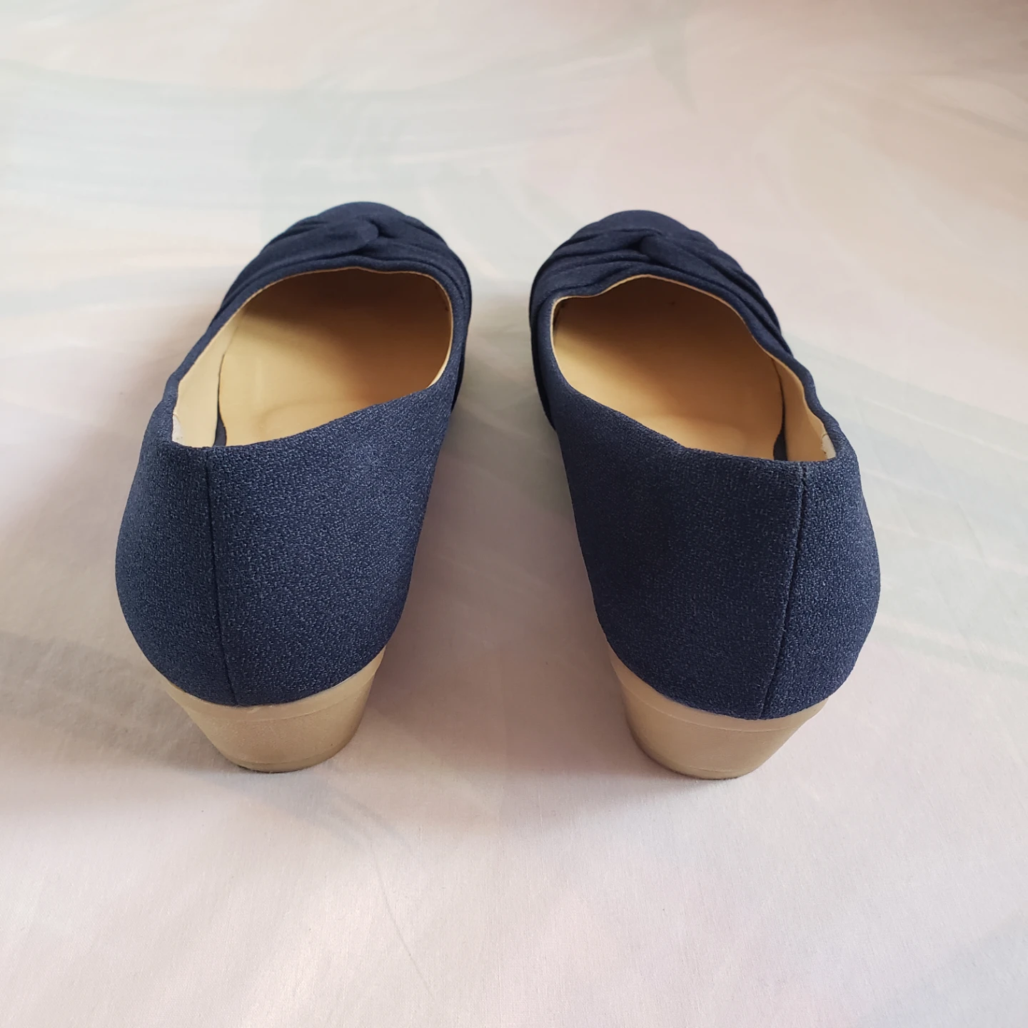 Navy Blue Wedge Heels - photo 4