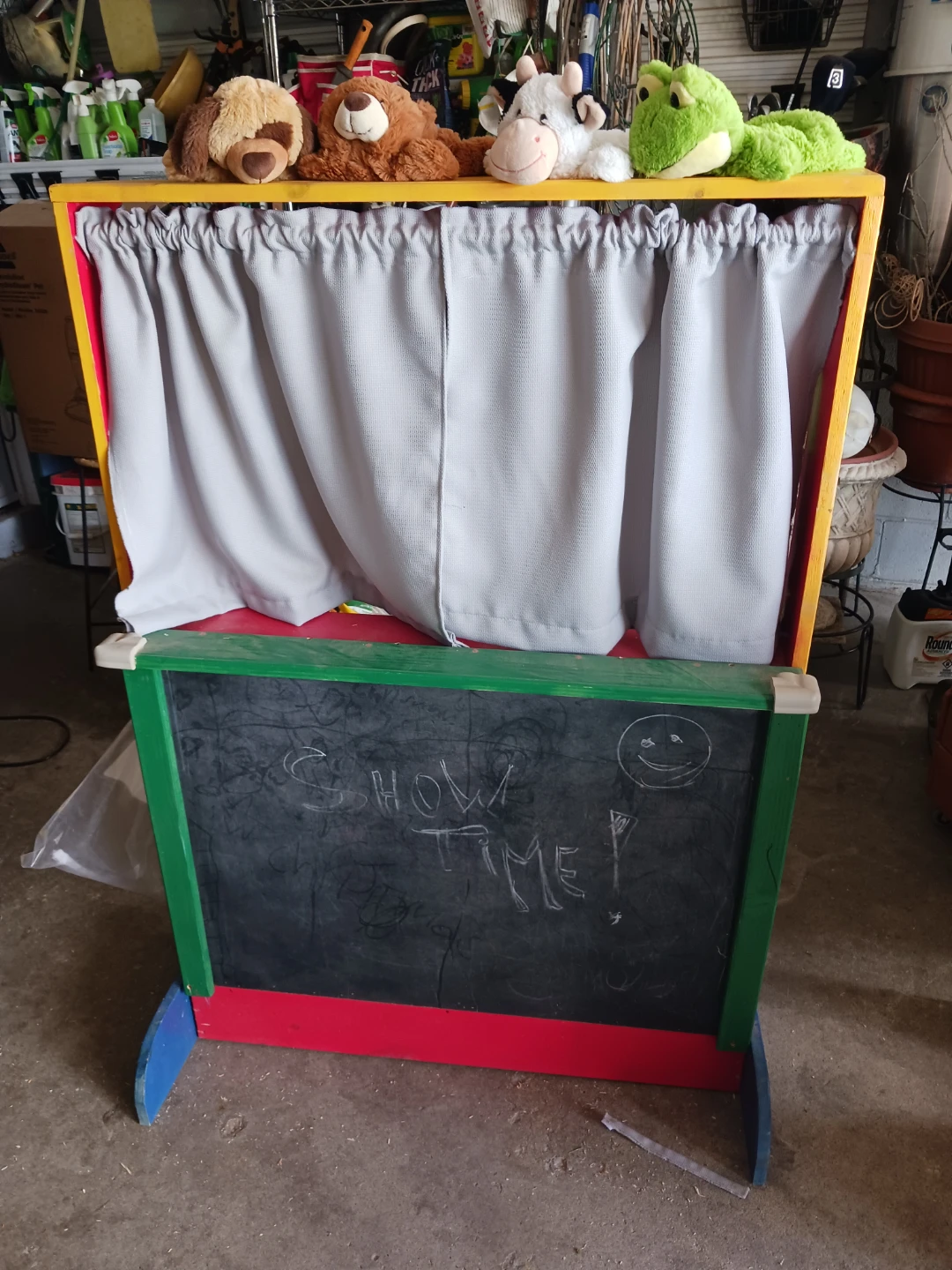 Puppet Theatre with Chalkboard