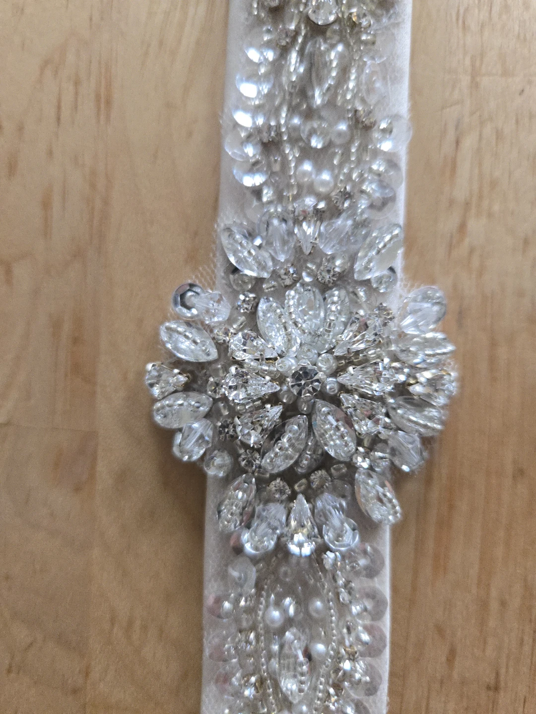 Beaded Bridal Sash - photo 2