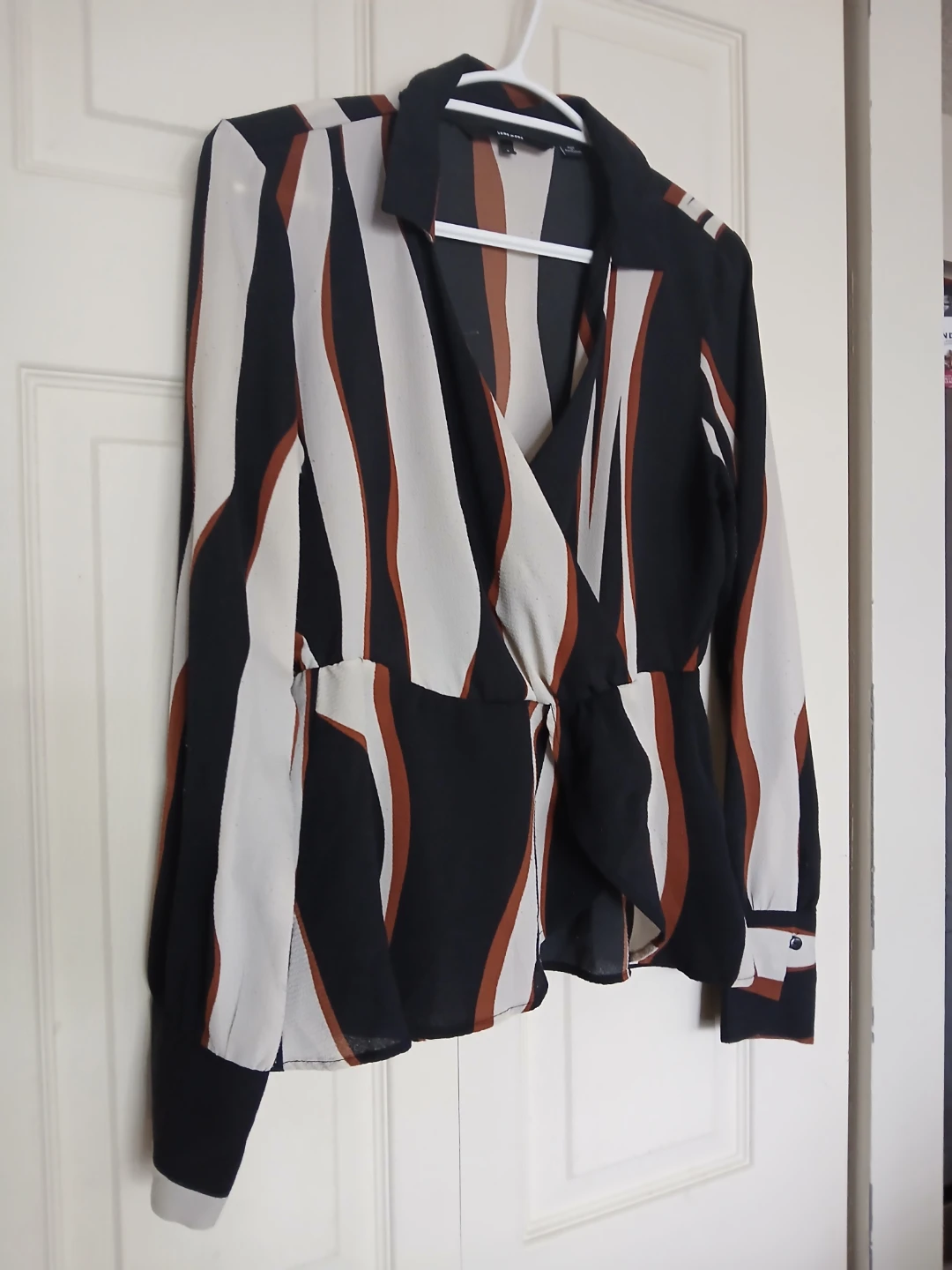 VERO MODA striped longsleeve blouse size small (S) - photo 3