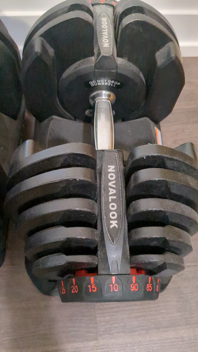Adjustable Dumbbells 10-90 Pounds x2 - photo 3
