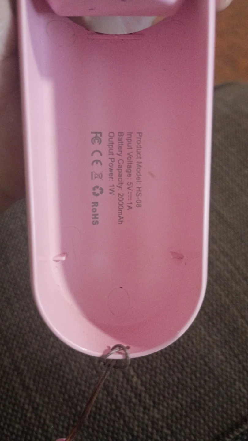 SPOVEN Pink Portable Handheld Fan HS-08