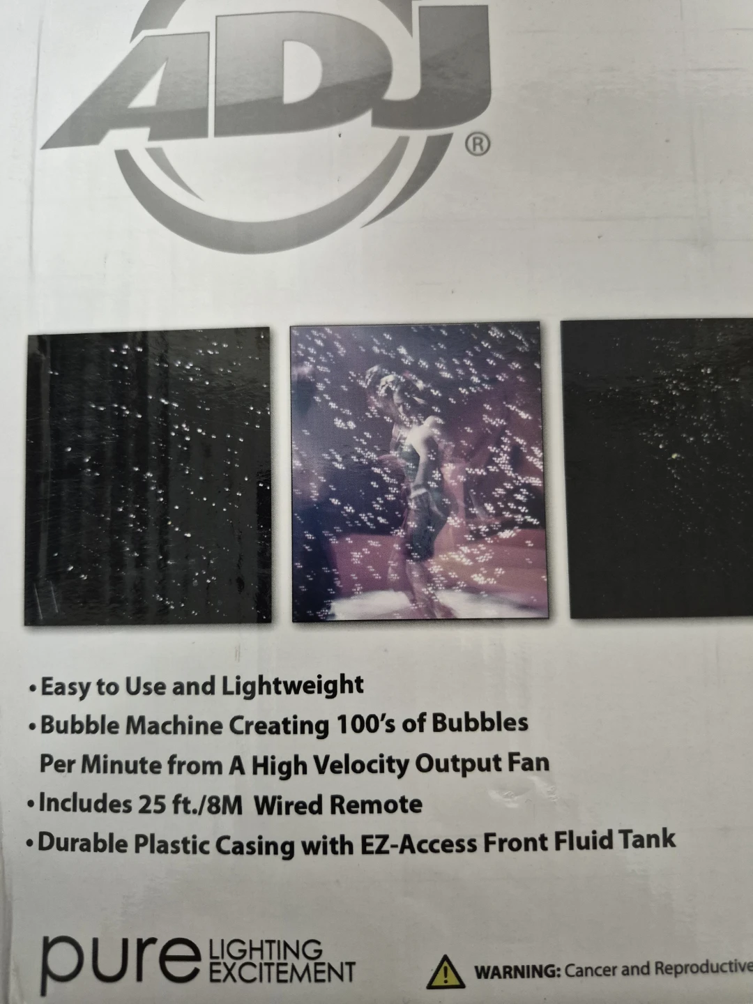 ADJ Bubbletron Portable High Output Bubble Machine - photo 4