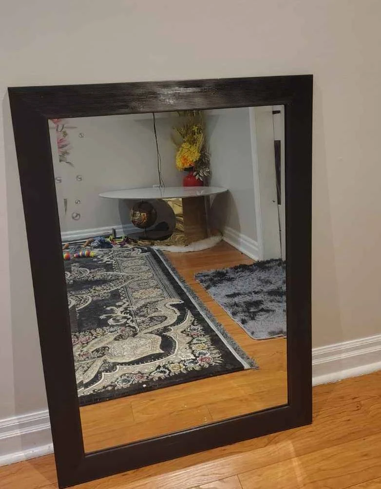 bleak Rectangular Mirror