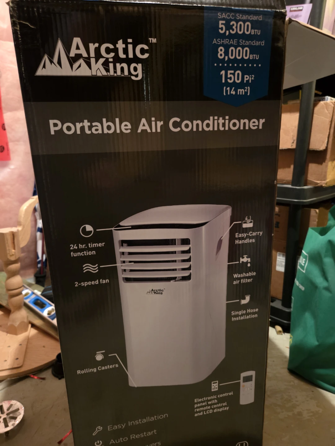 Arctic King Portable Air Conditioner 8000 BTU