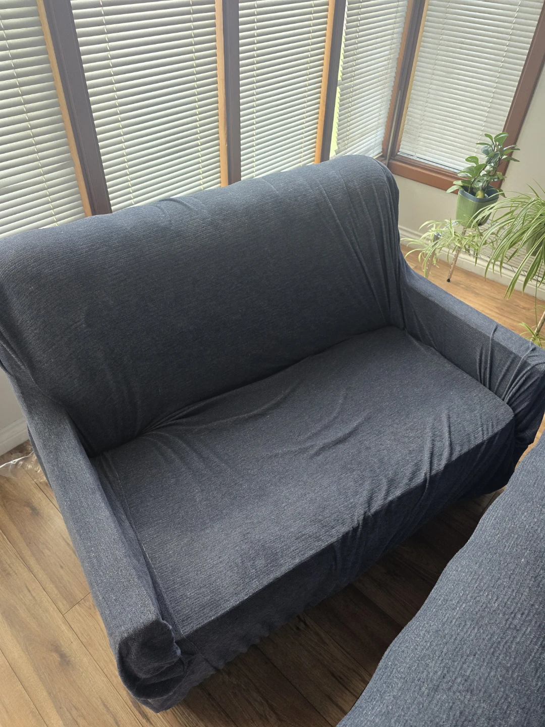 Sofa Cover - Dark Grey Fabric