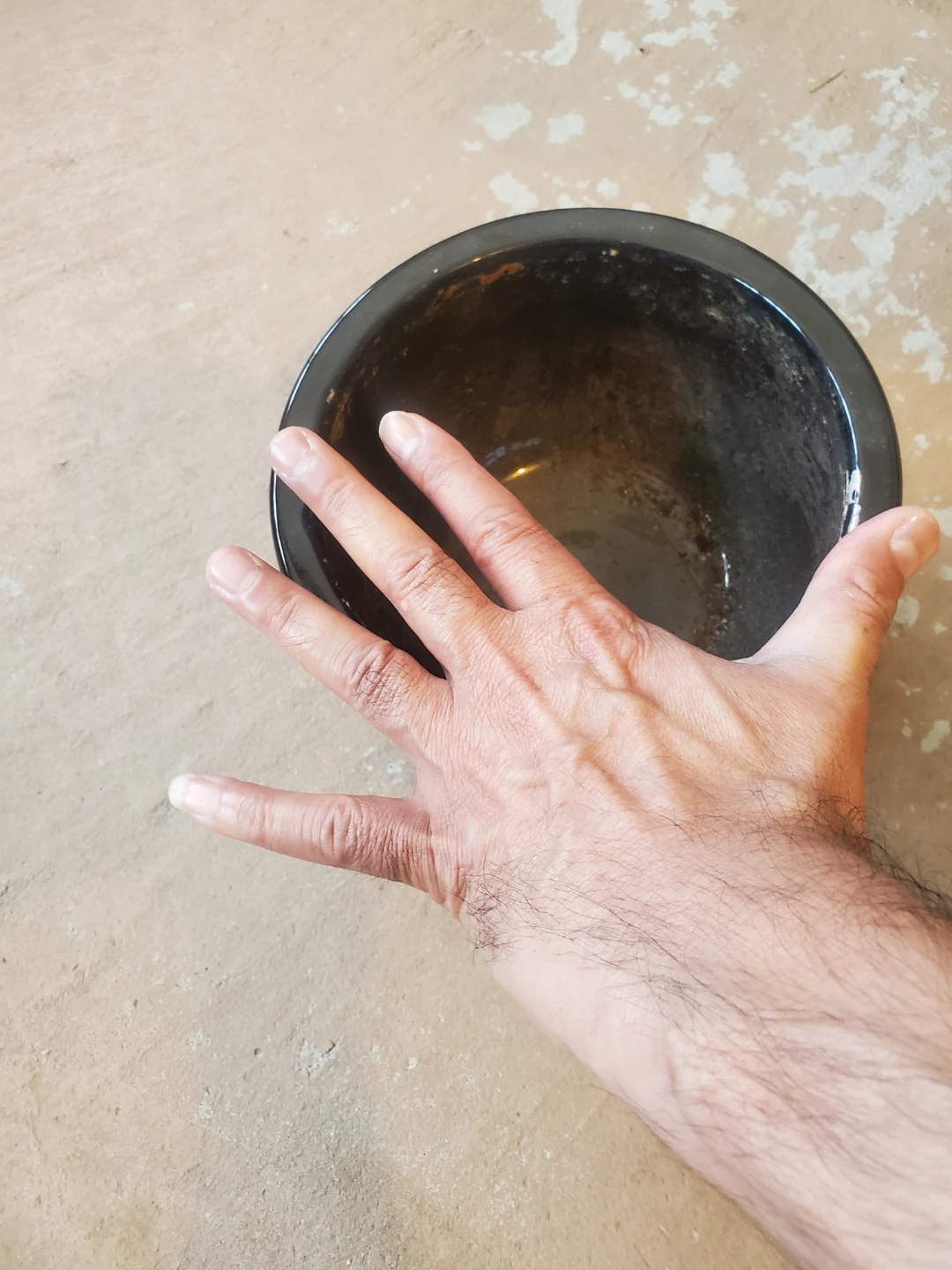 Black Ceramic Planter Pot with Saucer - photo 2
