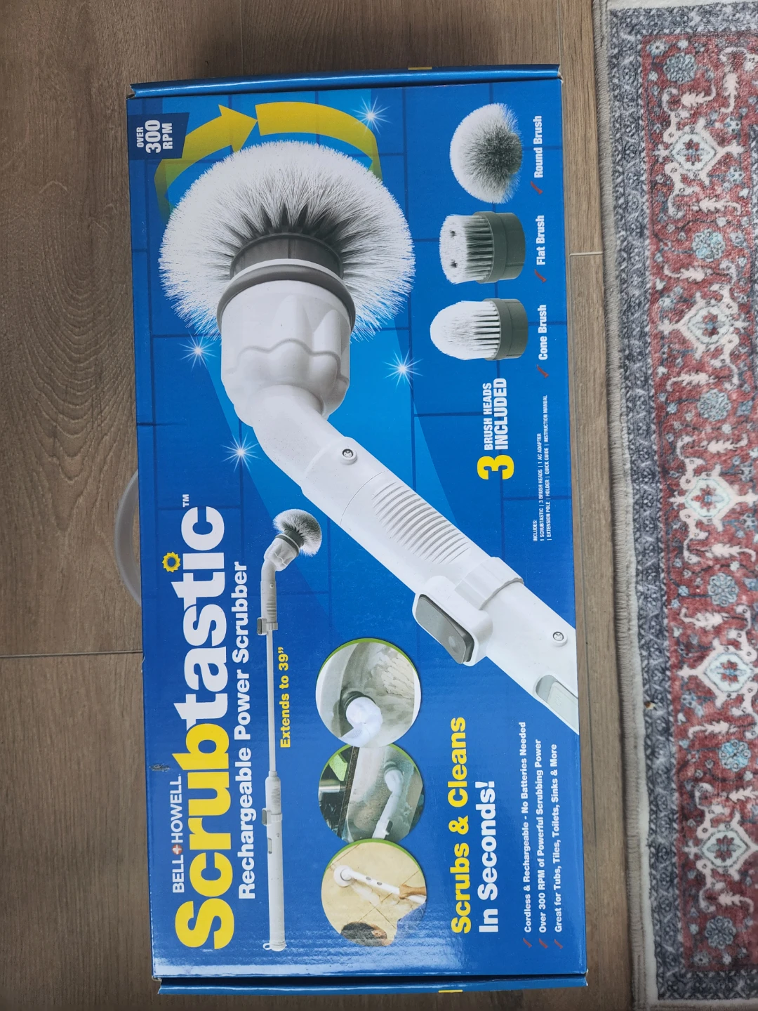 Bell+Howell Scrubtastic Rechargeable Power Scrubber