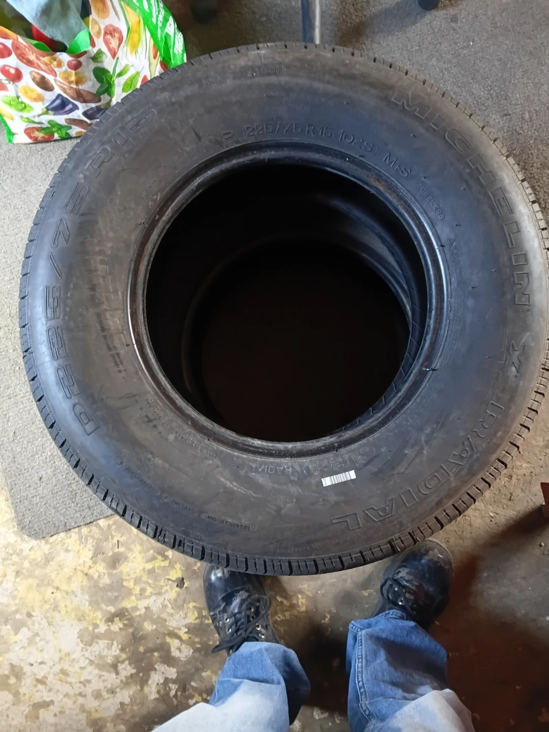 2 Michelin Radial Tire 225/75 R15