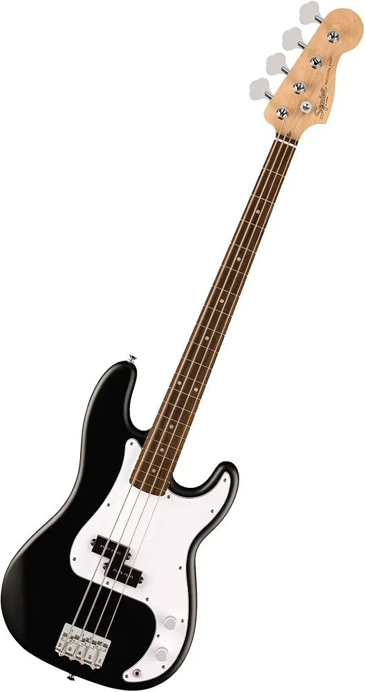Bass Guitar - Black and white