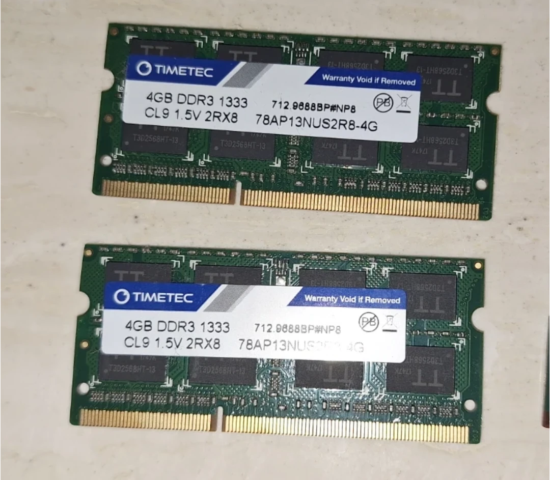 4x Samsung & Timetec 4GB DDR3 RAM Sticks - photo 2