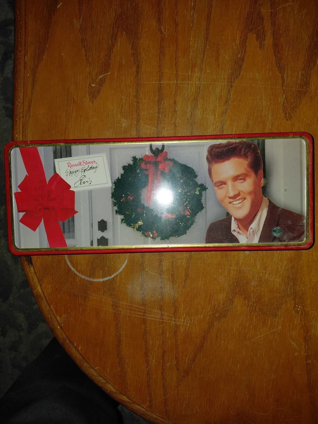 Russell Stover Elvis Presley Holiday Tin