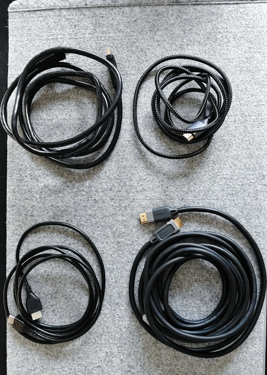 Assorted HDMI Cables