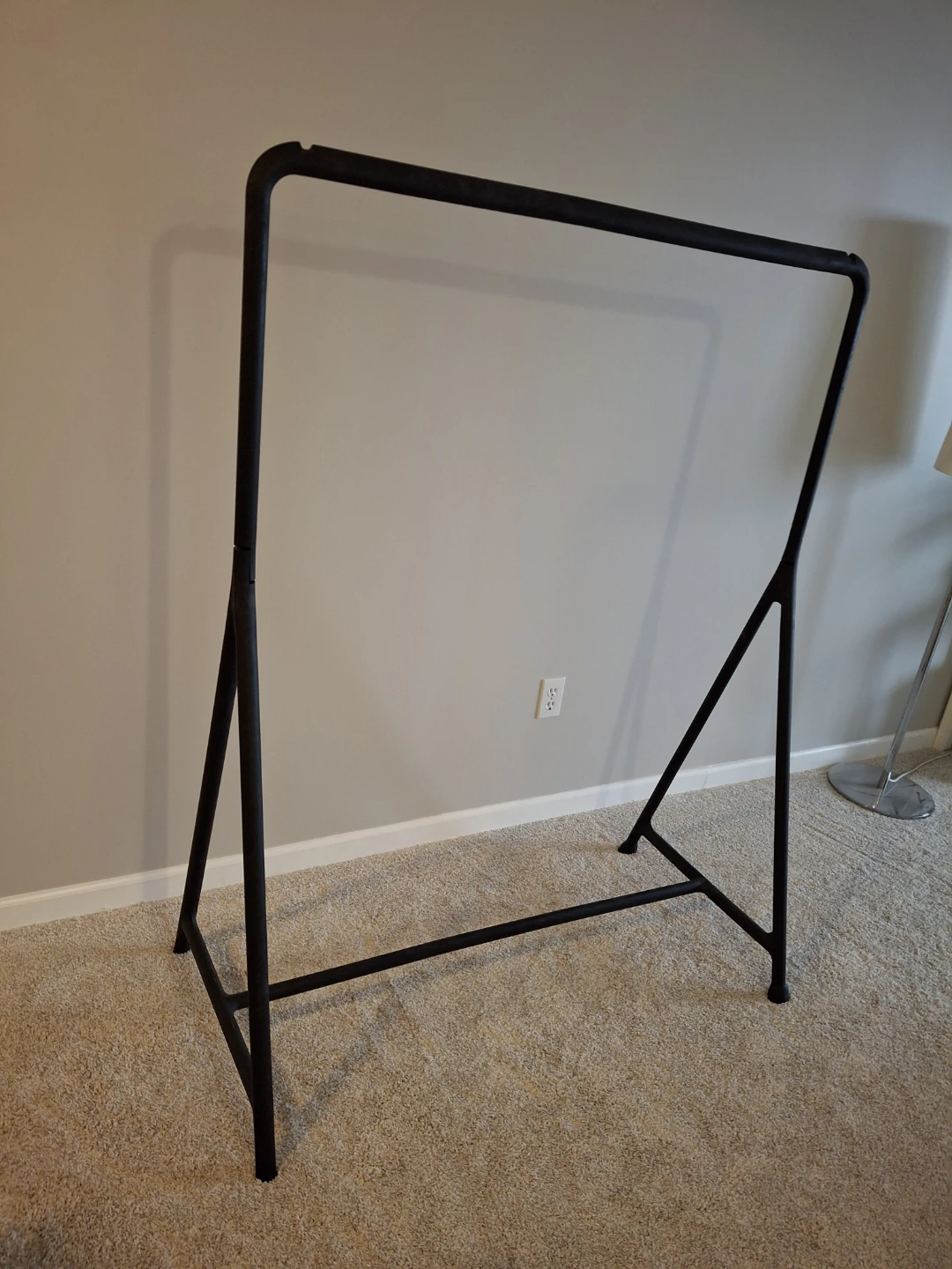 Black Metal Clothing Rack - photo 2