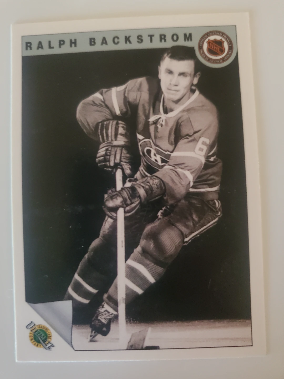 Ralph Backstrom Montreal Canadiens Hockey Card