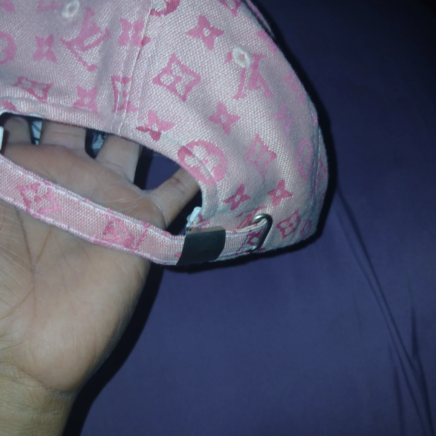 Pink Louis Vuitton Monogram Baseball Cap - photo 2