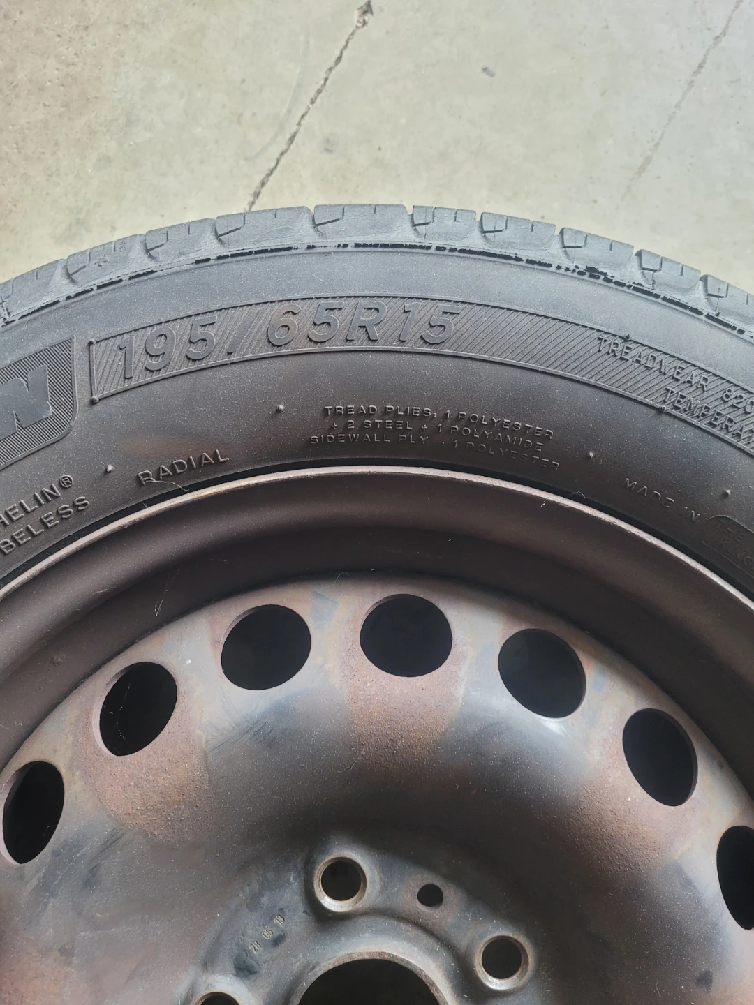 4 Tires ,Defender Tire on Rim 195/65R15 for Audi or WW - photo 3