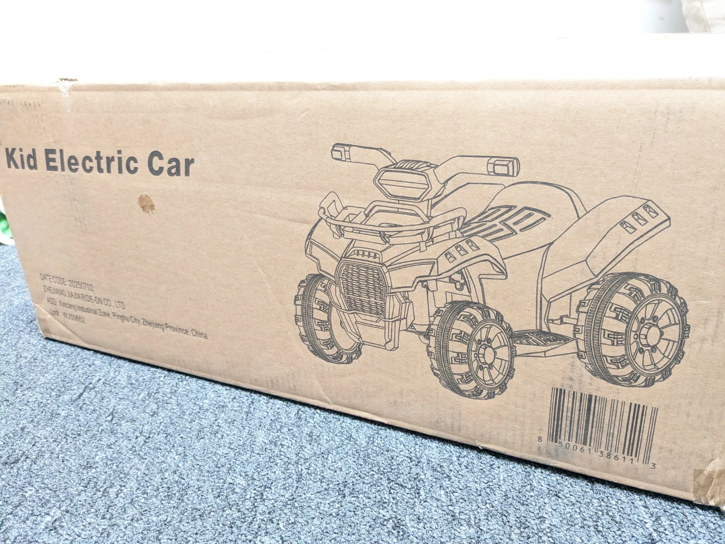 Electric - Rechargeable Kids 4 Wheeler ATV Ride On Car - photo 2