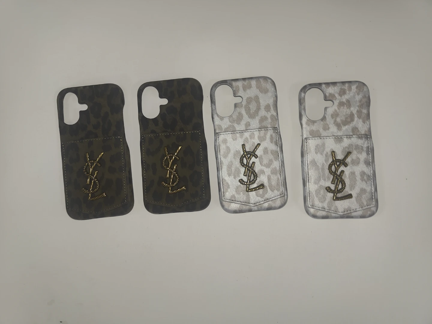 Yves Saint Laurent YSL iPhone 16 Case with Card Holder