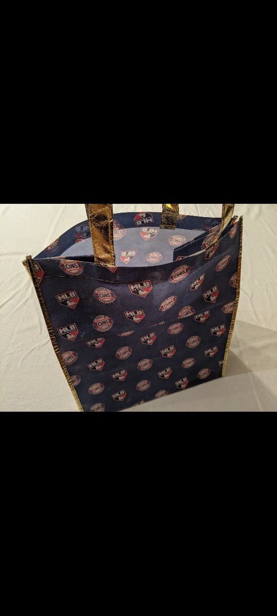 Chicago Cubs MLB Reusable Shopping Bag Gold Handles - photo 2