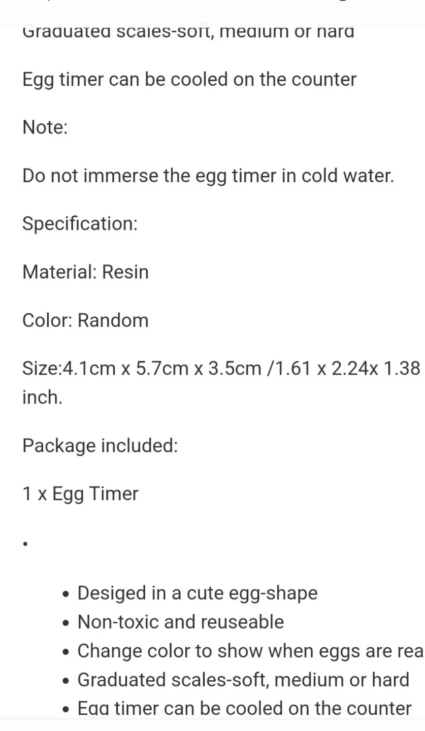 Jianama Egg Timer. Pick up only. - photo 3
