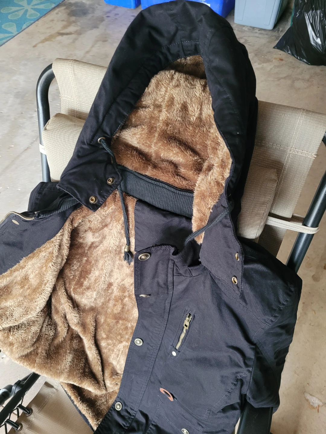 Black Parka Jacket - photo 4