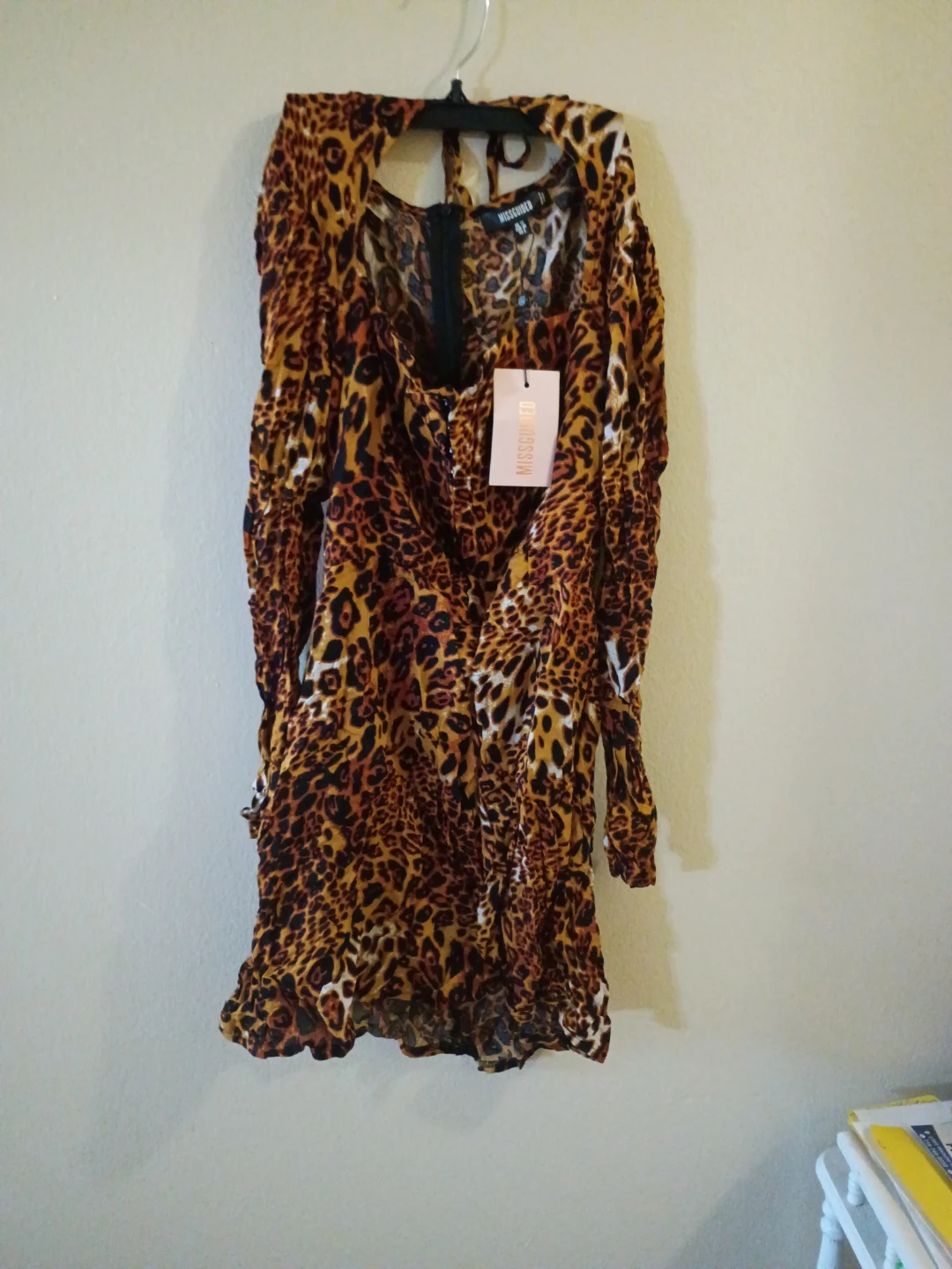 Missguided Leopard Print Mini Dress
