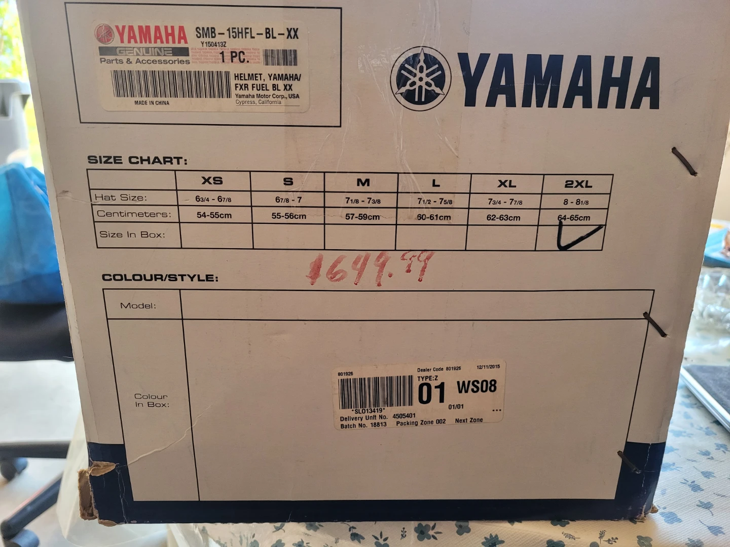 Yamaha SMB-15HFL-XX Snowmobile Helmet - photo 5
