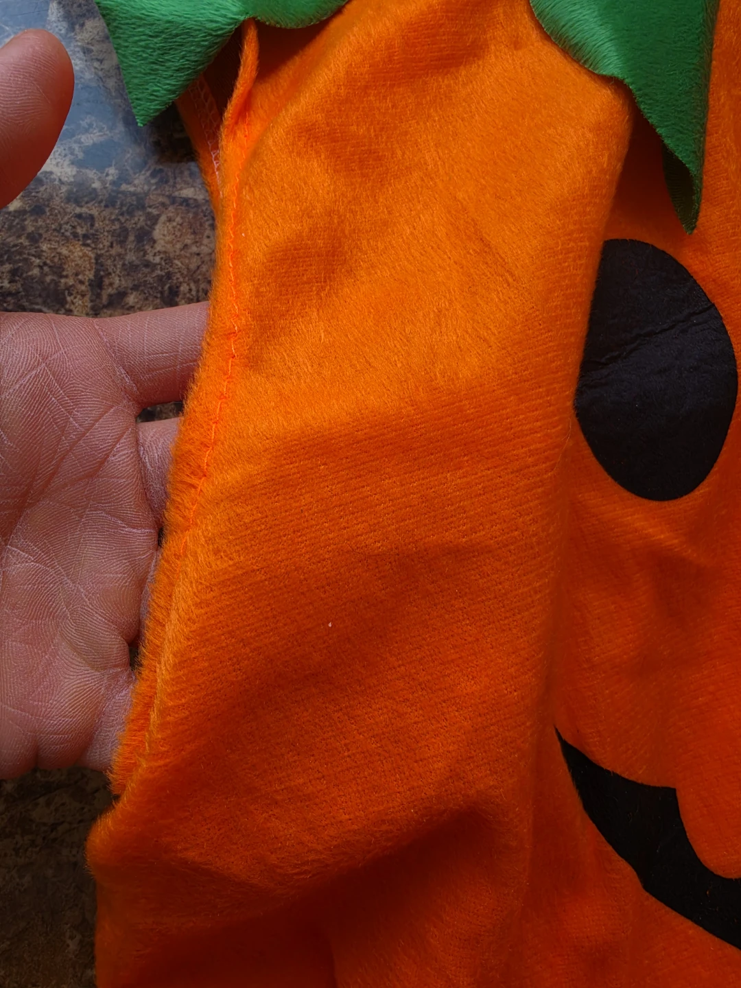 Brand New Baby Pumpkin Playsuit with Hood for Dress Up - photo 2