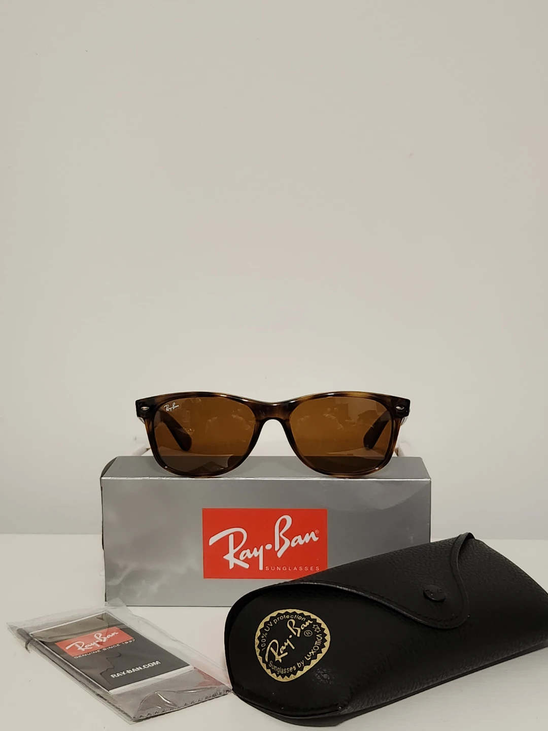 Ray-Ban RB2132 New Wayfarer Tortoise Full-set - photo 2