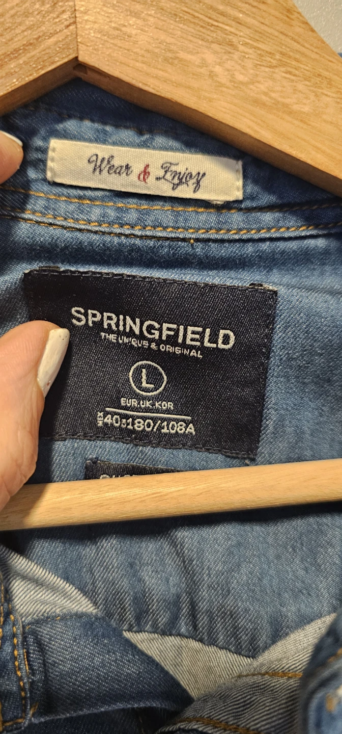 Springfield Denim Shirt Size L - photo 2