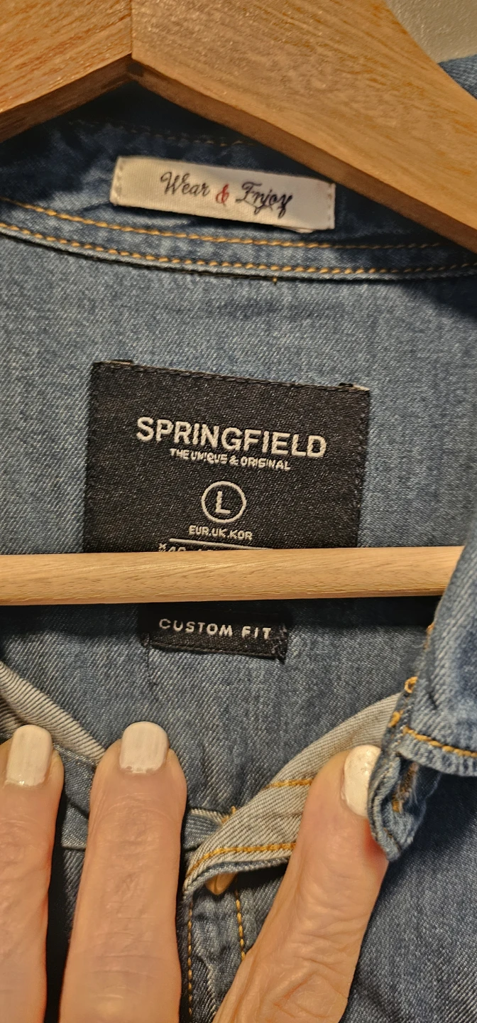 Springfield Denim Shirt Size L - photo 5